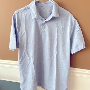 Walter Hagen Baby Blue Mens Golf Short Sleeve Collared Shirt Polo Size Medium